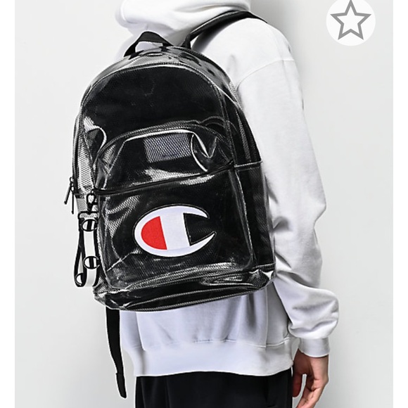 champion transparent backpack